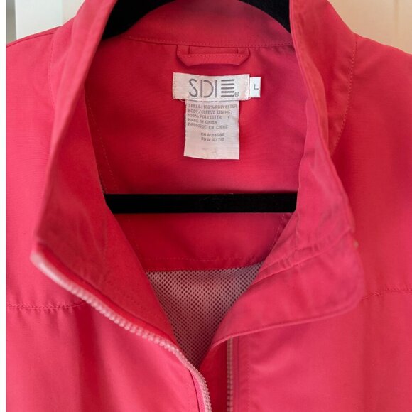 SDI Womens Kiawah Island Ocean Course Golf Windbreaker Jacket Size L Mesh - Picture 3 of 9